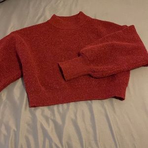 SHEIN thick cropped turtleneck sweater size M but fits Small